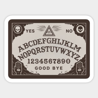 Ouija Board Sticker